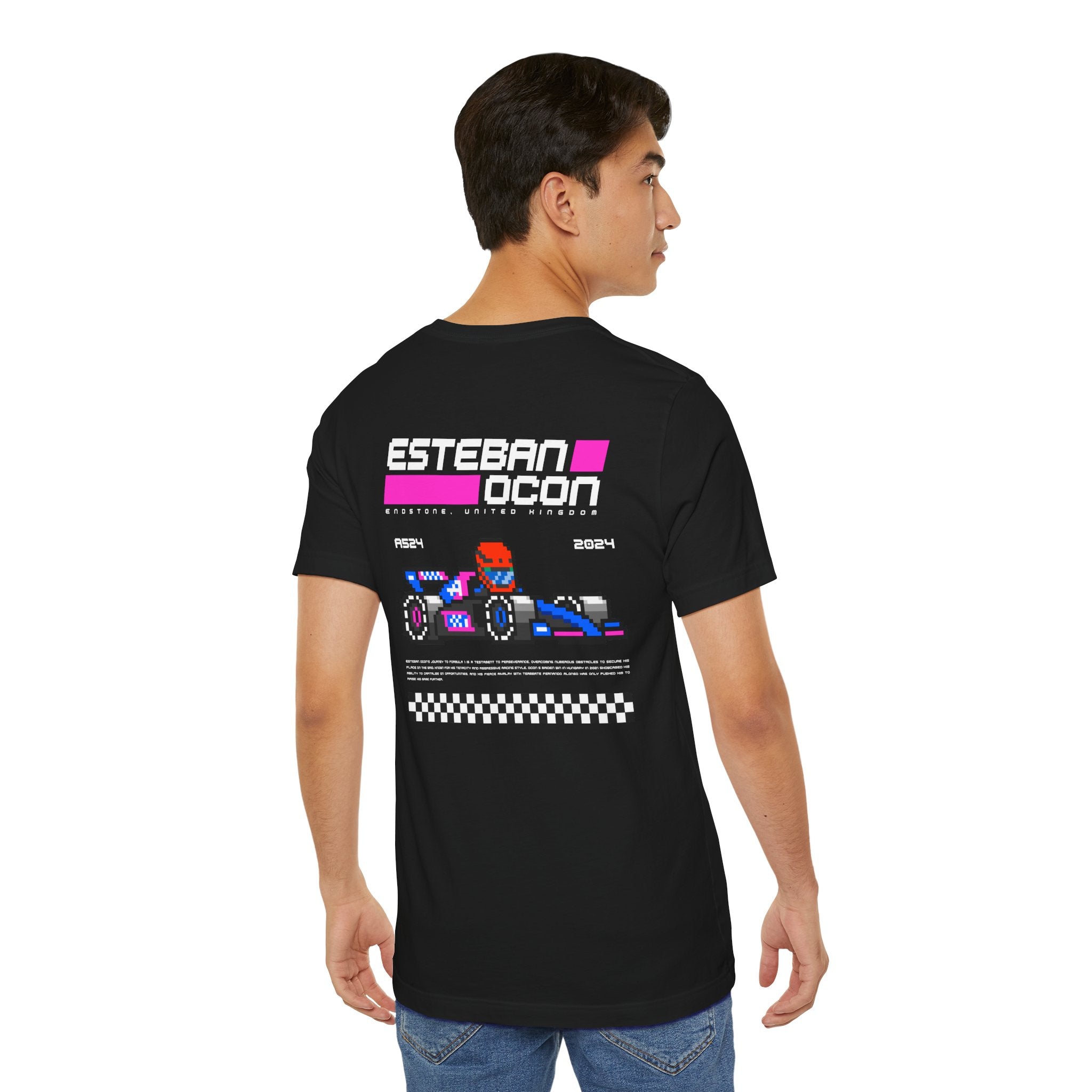 Esteban Ocon 8-bit Team T-shirt