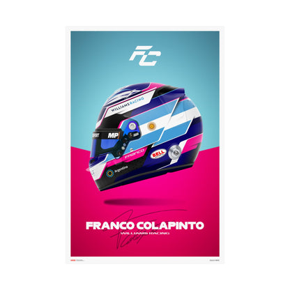 Franco Colapinto Signature Poster