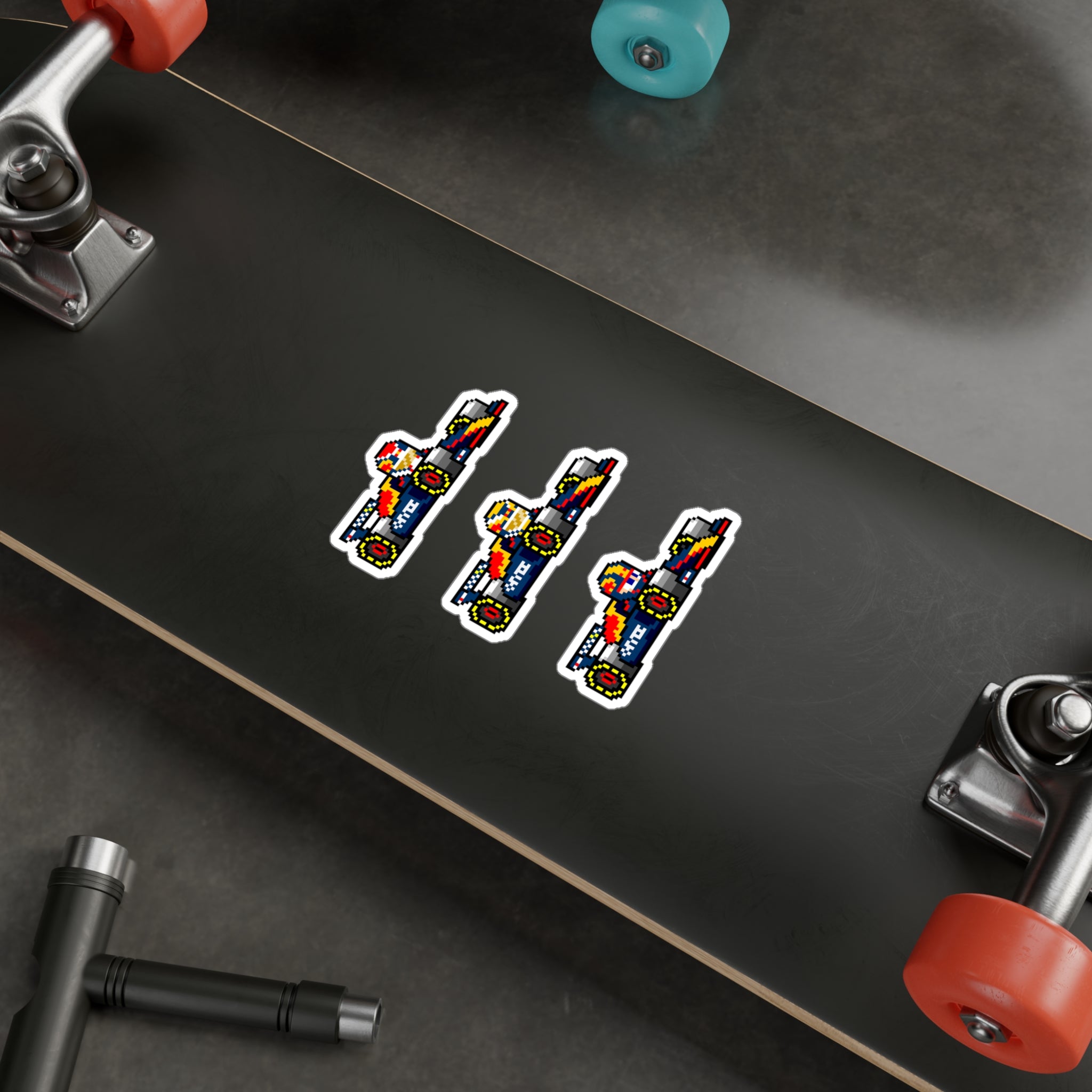 Red Bull 8-bit Vinyl Decal Stickers