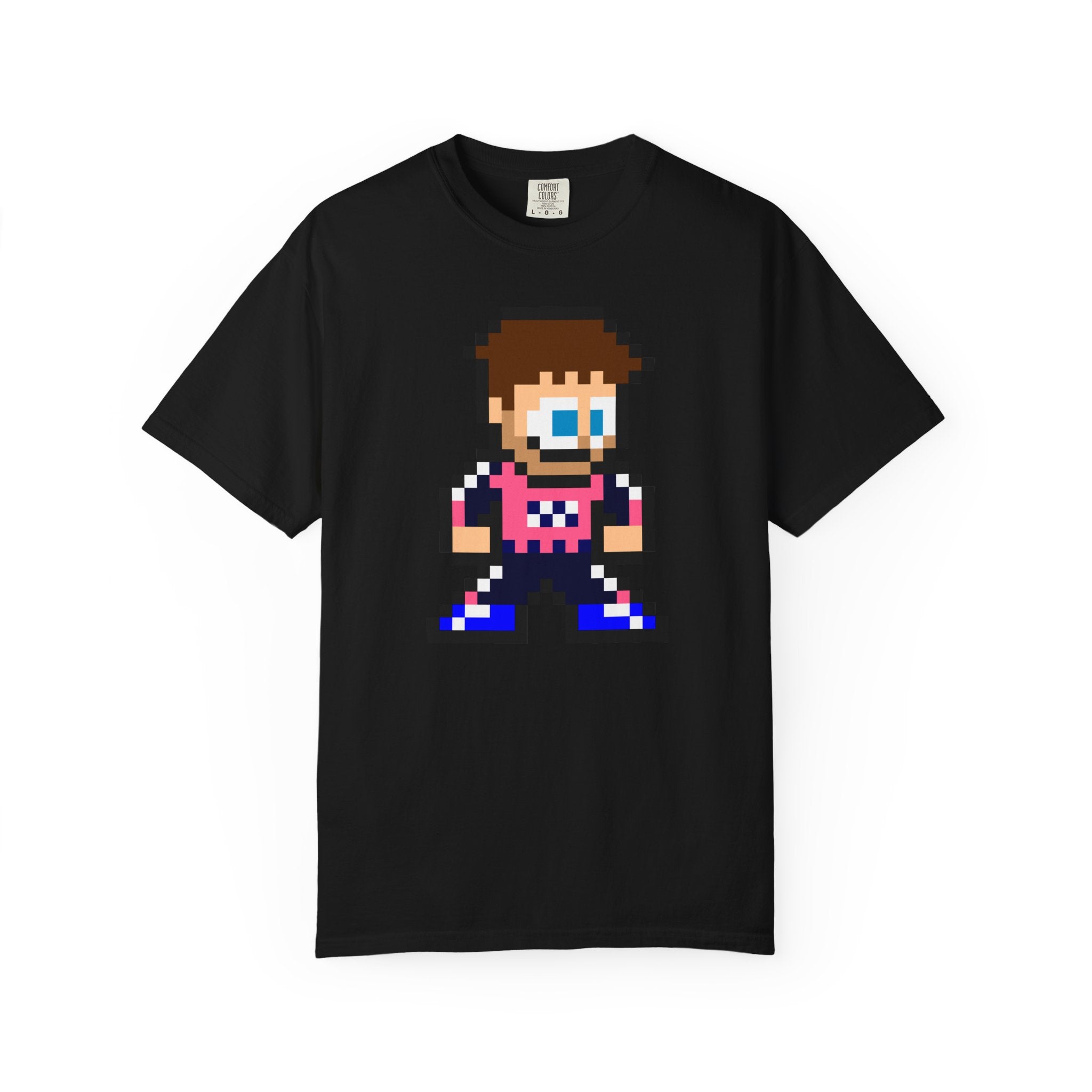 8-bit Pierre Gasly Adult Heavyweight 100% Cotton T-shirt