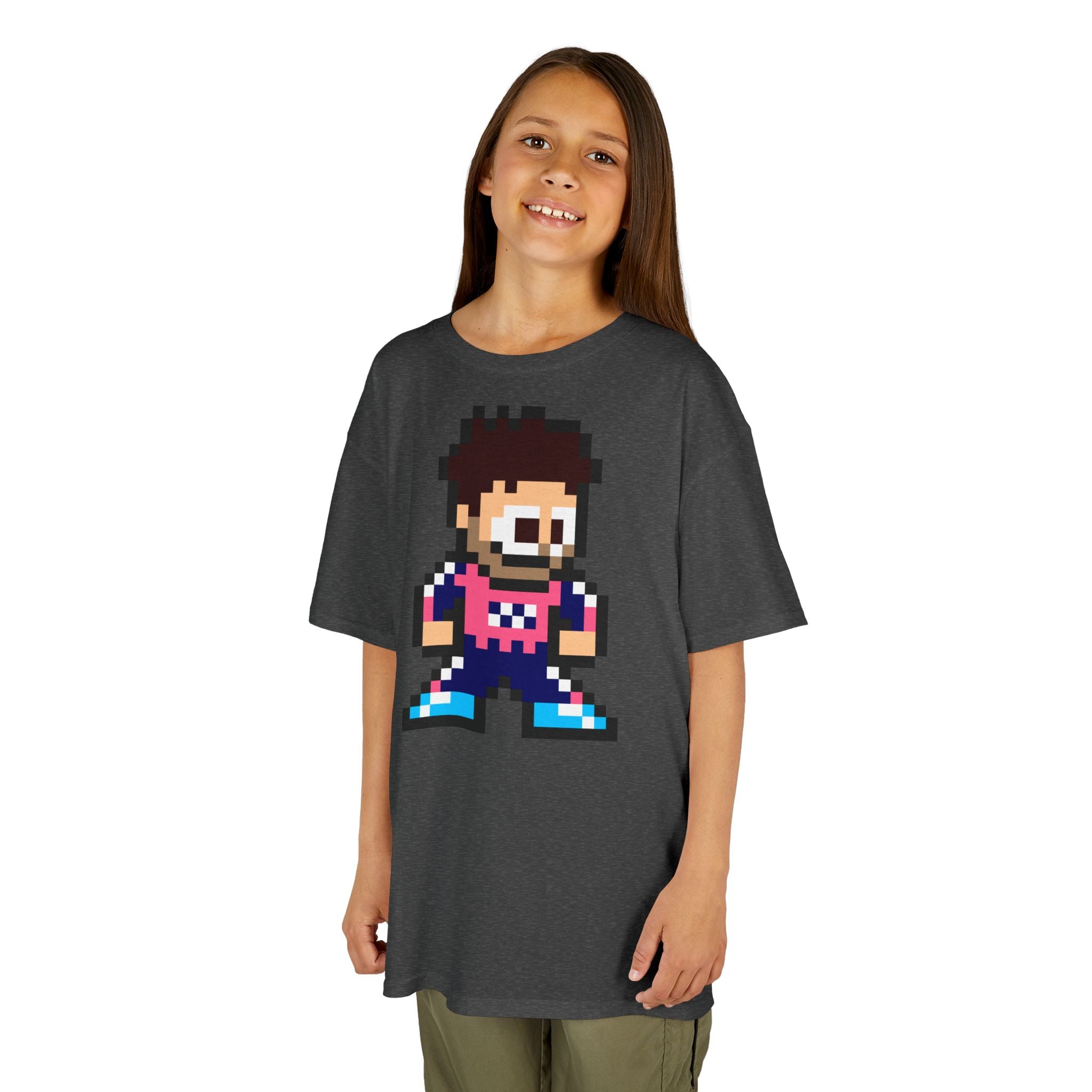 8-bit Franco Colapinto Kids Tee