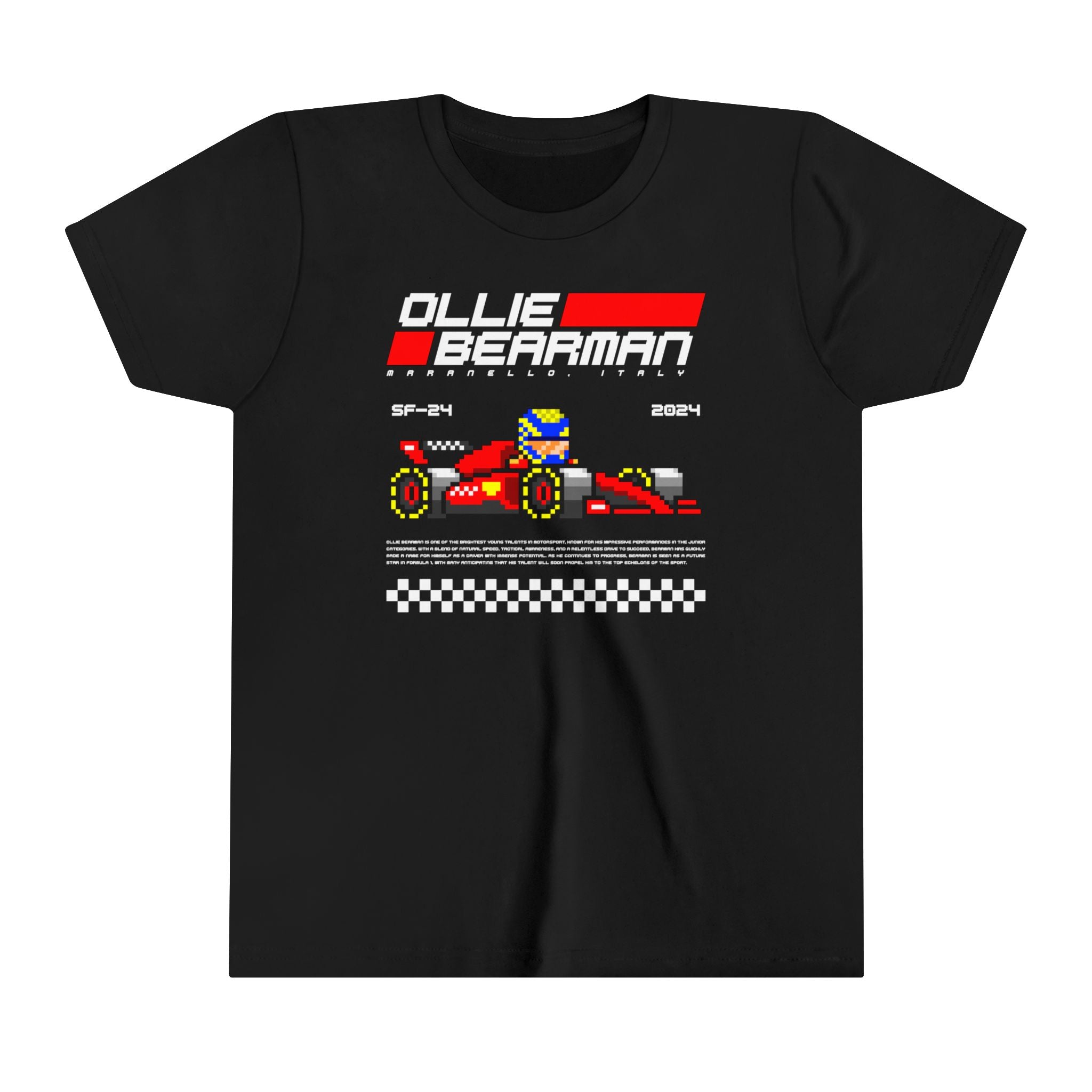 Ollie Bearman 8-bit Team Youth T-shirt