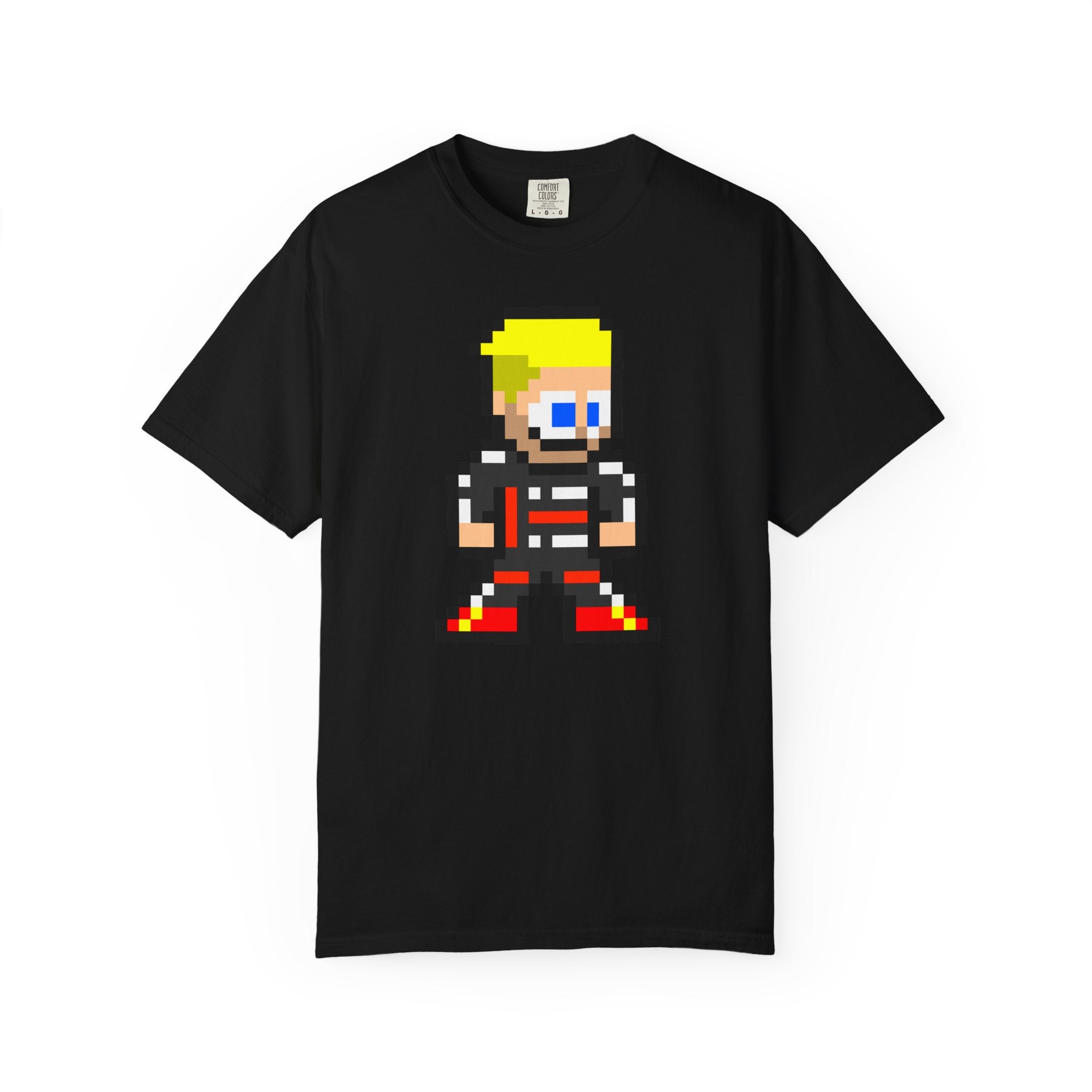 8-bit Nico Hulkenberg Adult Heavyweight 100% Cotton T-shirt