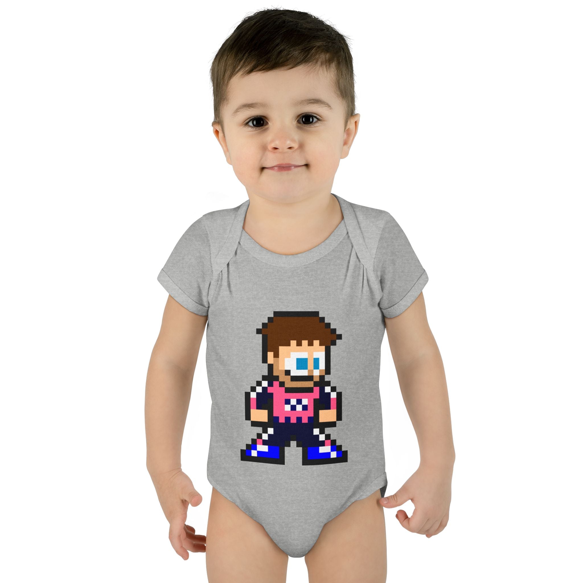 8-bit Pierre Gasly Baby Bodysuit