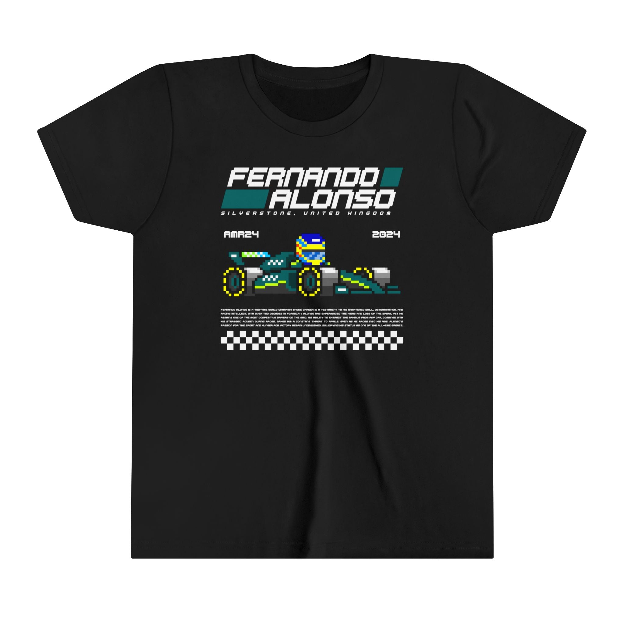 Fernando Alonso 8-bit Team Youth T-shirt