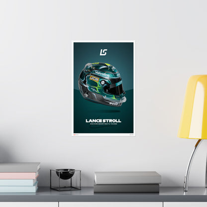 Lance Stroll Signature Poster