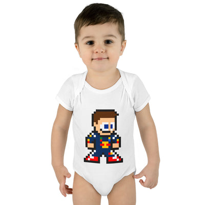 8-bit Max Verstappen Baby Bodysuit