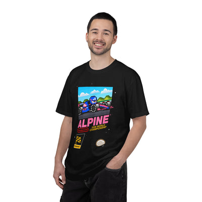Alpine 8-bit Game Adult Heavyweight 100% Cotton T-shirt