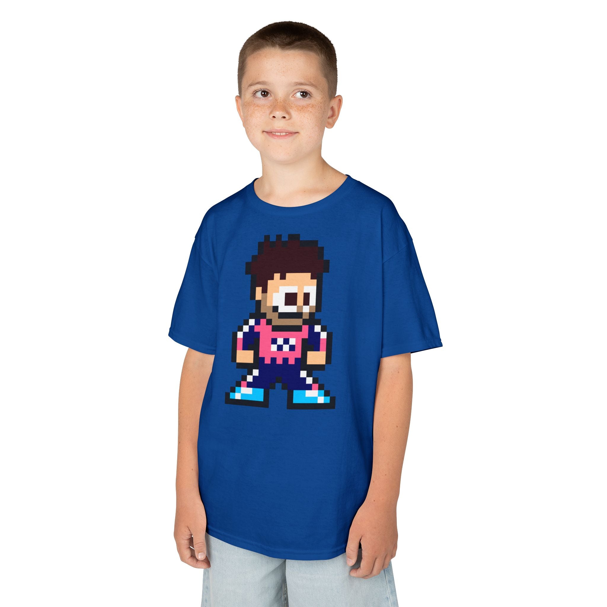 8-bit Franco Colapinto Kids Tee