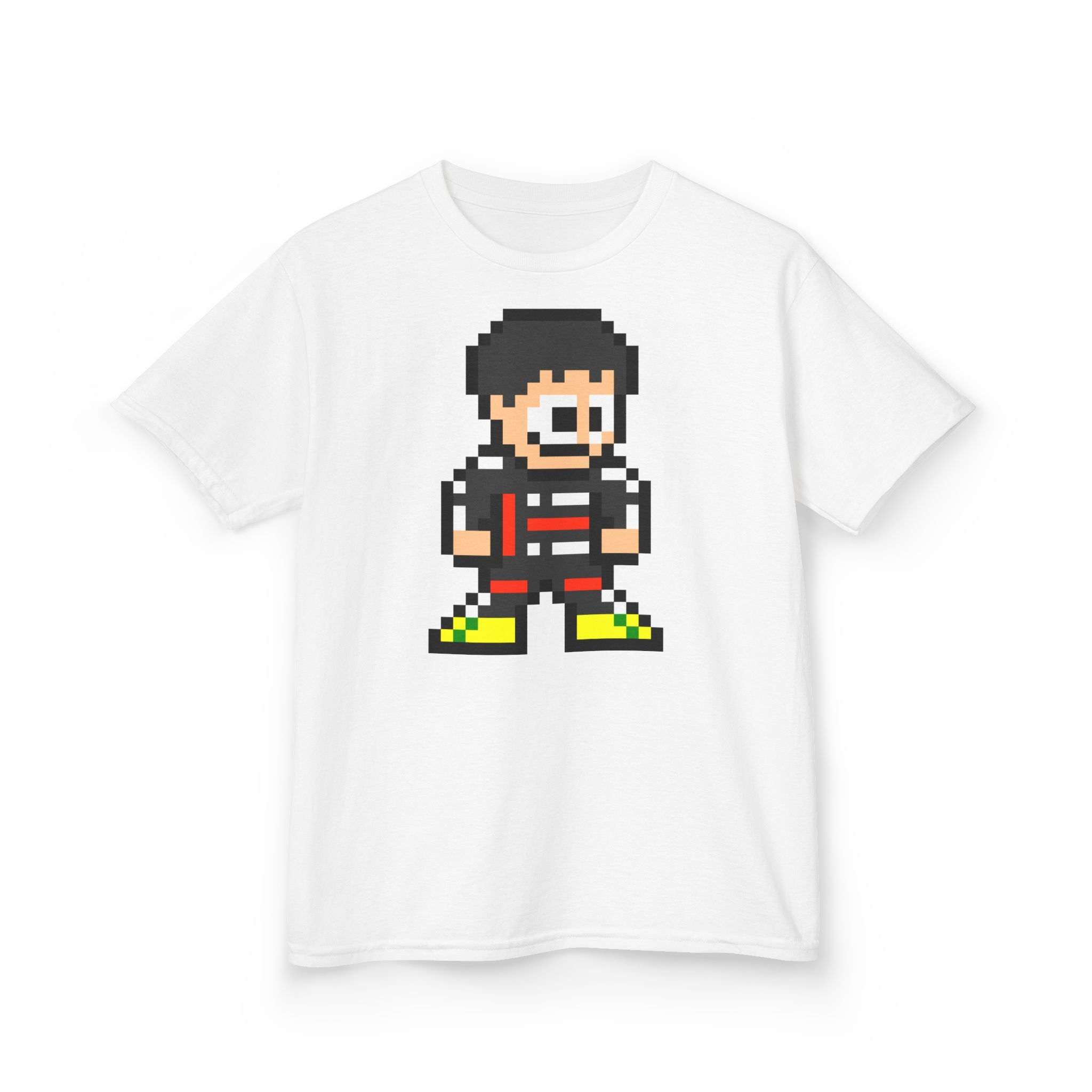8-bit Gabriel Bortoleto Kids Tee