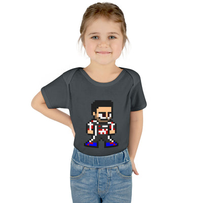 8-bit Esteban Ocon Baby Bodysuit