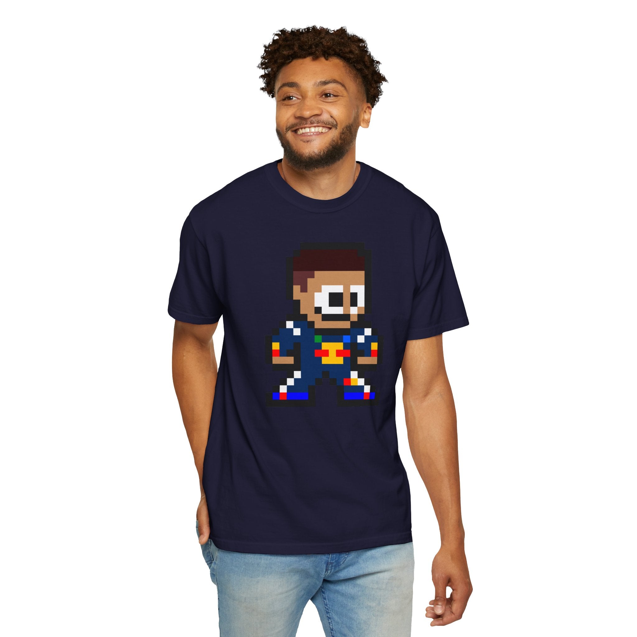 8-bit Isack Hadjar Adult Tee