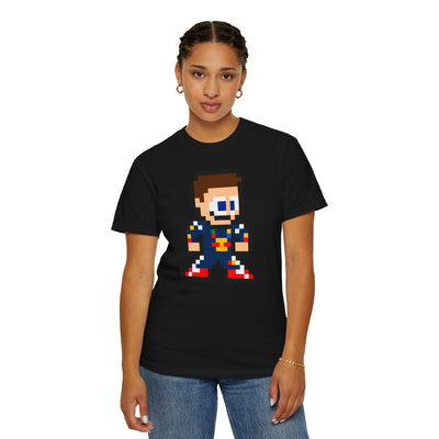 8-bit Max Verstappen Adult Heavyweight 100% Cotton T-shirt