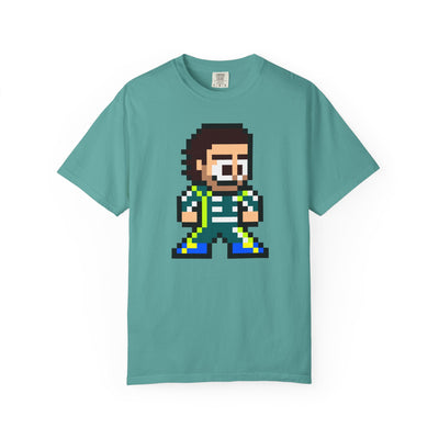 8-bit Fernando Alonso Adult Heavyweight 100% Cotton T-shirt