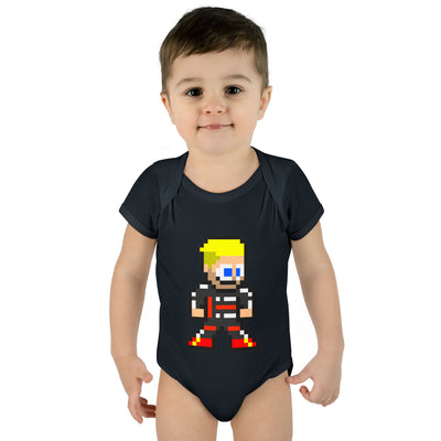 8-bit Nico Hulkenberg Baby Bodysuit