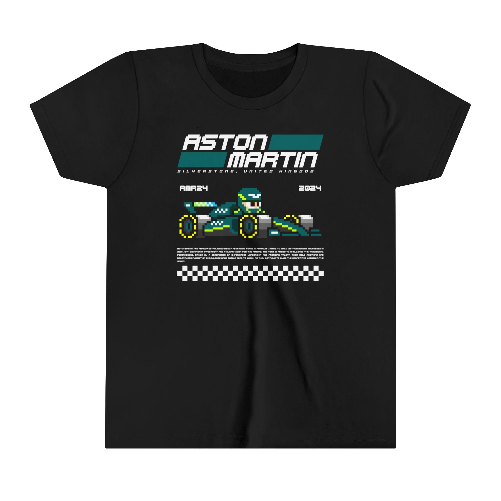 Aston Martin 8-bit Team Youth T-shirt