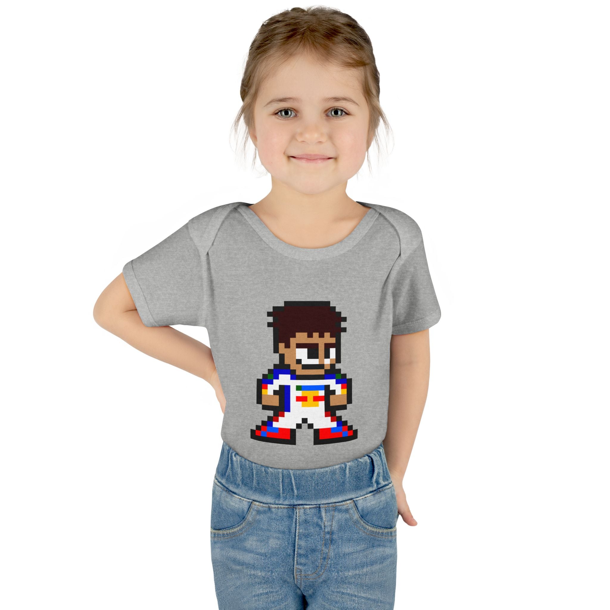 8-bit Arvid Lindblad Baby Bodysuit