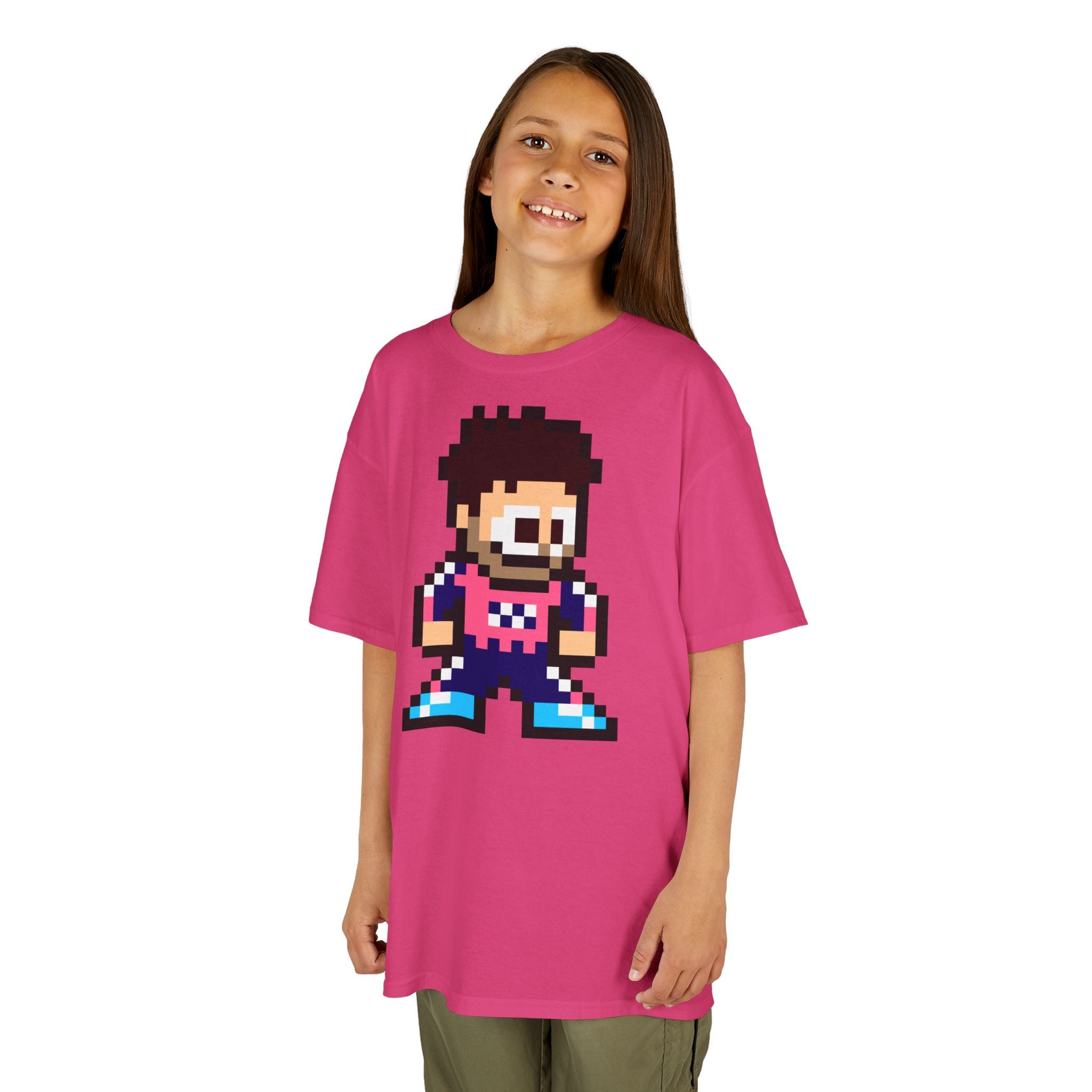 8-bit Franco Colapinto Kids Tee