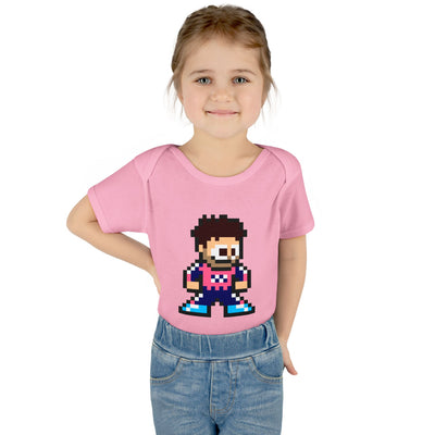 8-bit Franco Colapinto Baby Bodysuit