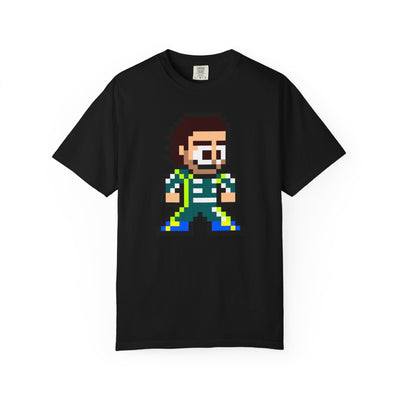 8-bit Fernando Alonso Adult Heavyweight 100% Cotton T-shirt