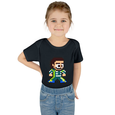 8-bit Fernando Alonso Baby Bodysuit
