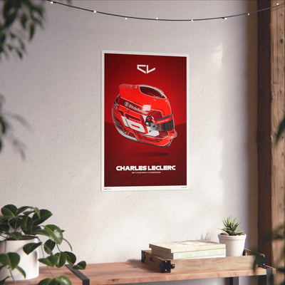 Charles Leclerc Signature Poster