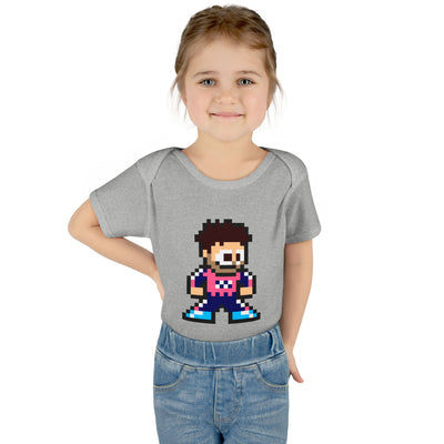 8-bit Franco Colapinto Baby Bodysuit