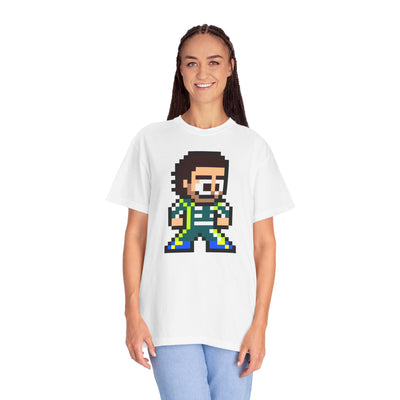 8-bit Fernando Alonso Adult Heavyweight 100% Cotton T-shirt