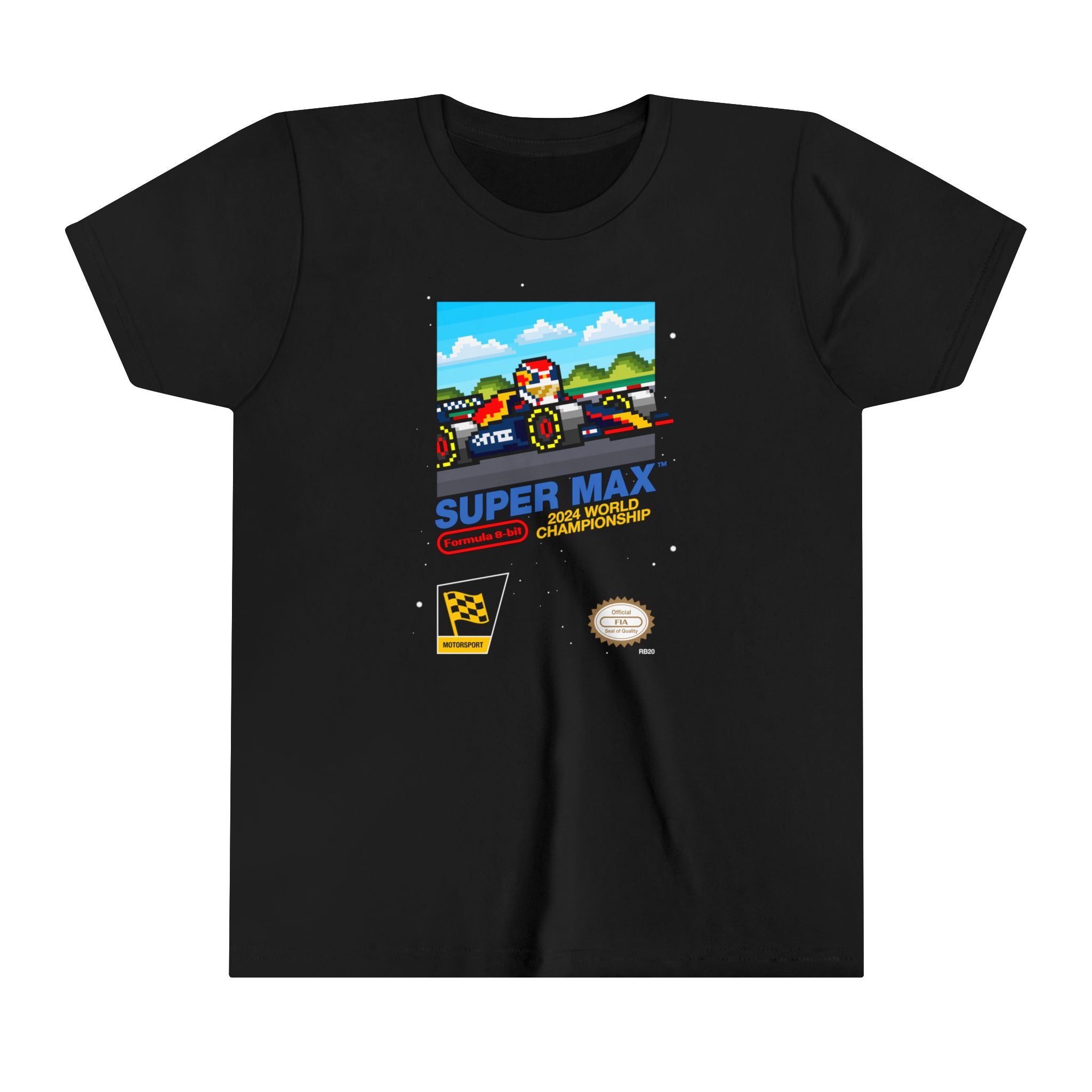 Super Max 8-bit Game Youth T-shirt