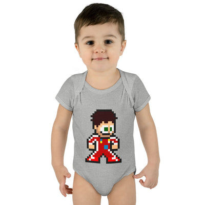 8-bit Charles Leclerc Baby Bodysuit