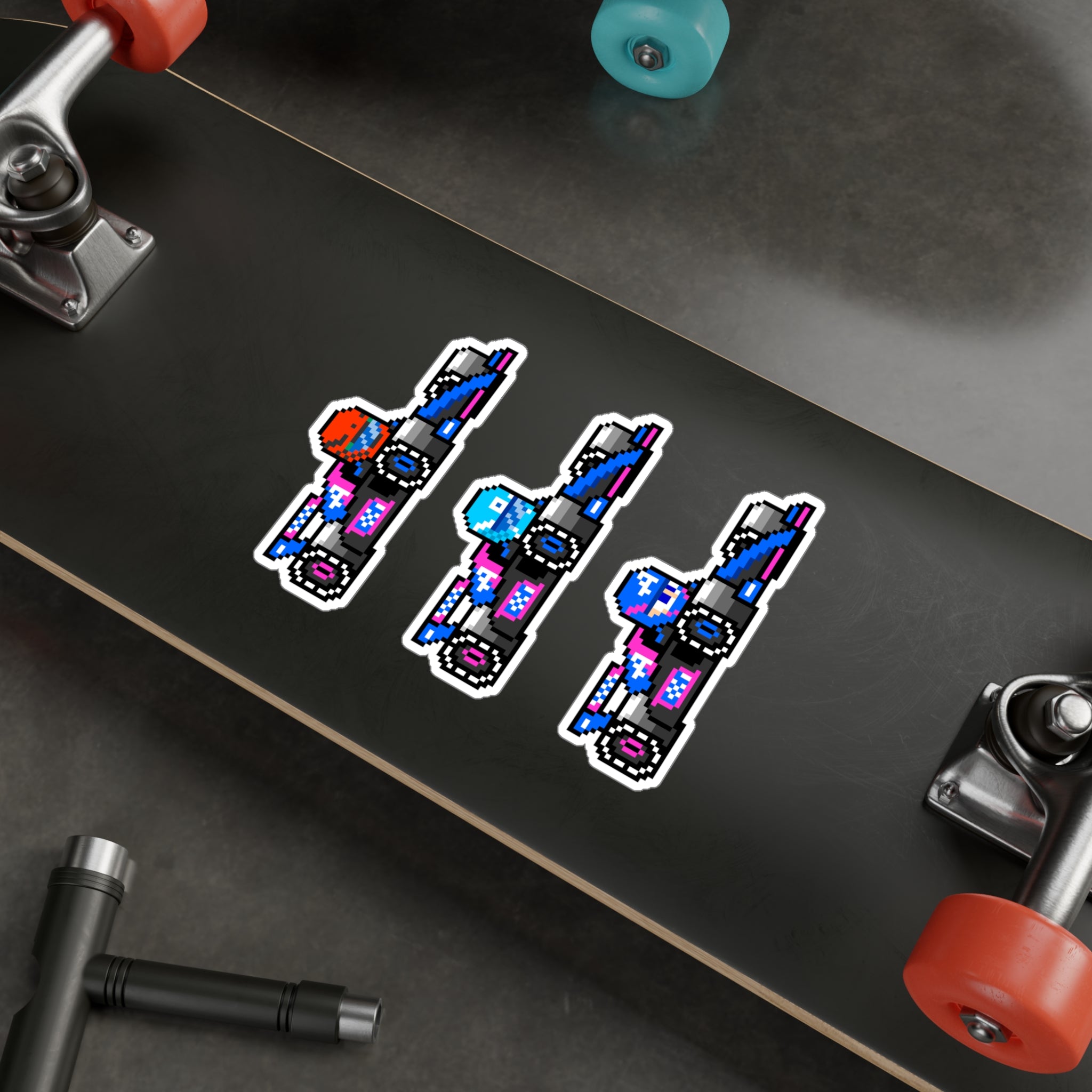 Alpine 8-bit Vinyl Decal Stickers