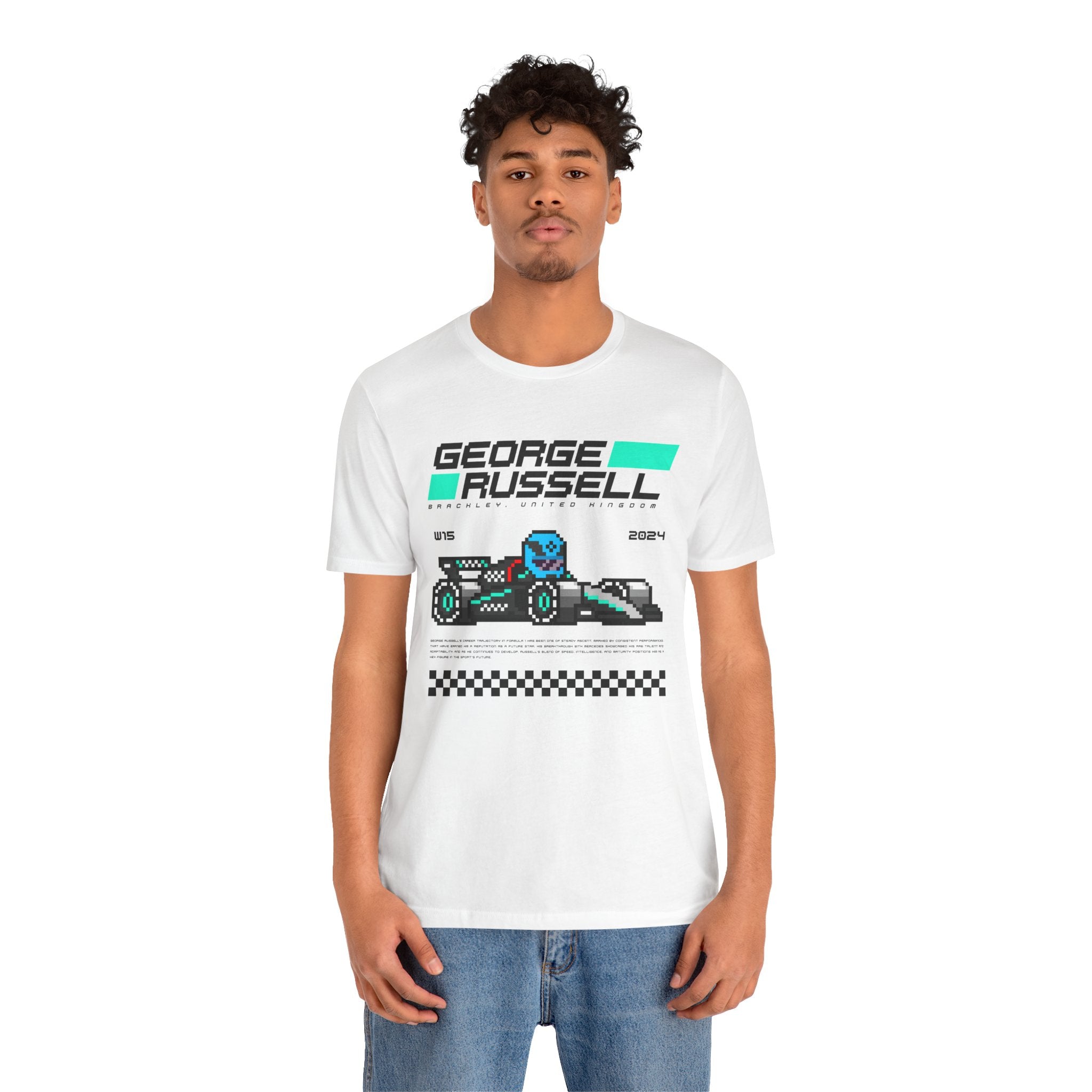 George Russell 8-bit Team T-shirt