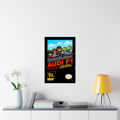 Audi 8-bit Game Poster