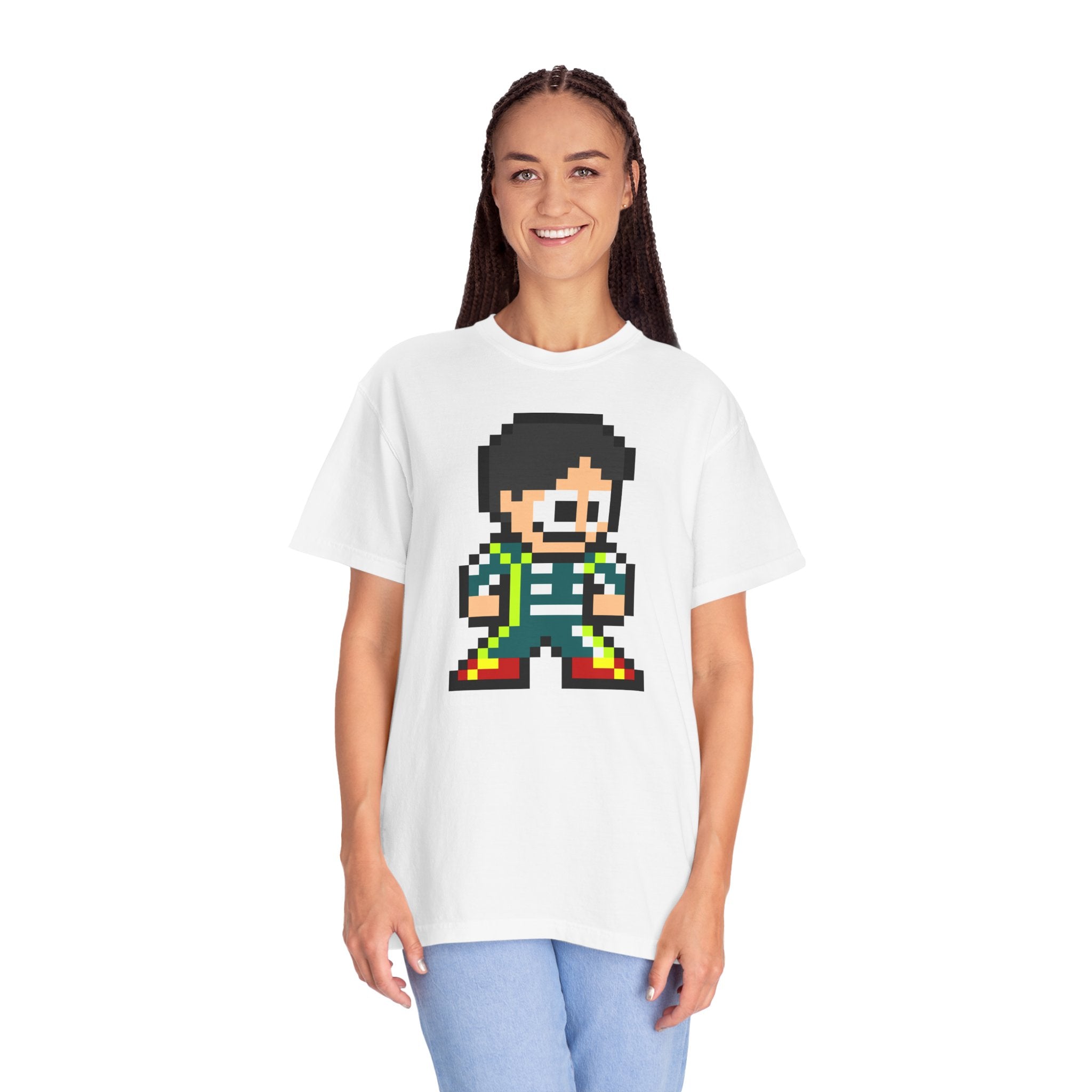 8-bit Lance Stroll Adult Heavyweight 100% Cotton T-shirt