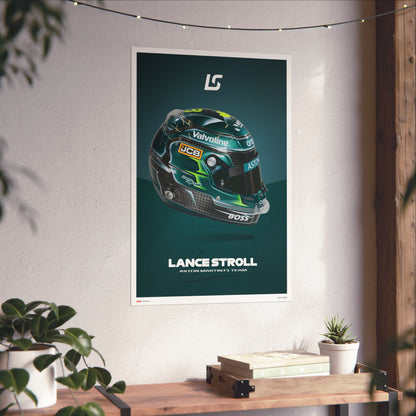 Lance Stroll Signature Poster