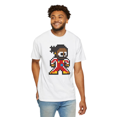 8-bit Lewis Hamilton Adult Heavyweight 100% Cotton T-shirt