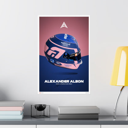 Alex Albon Signature Poster