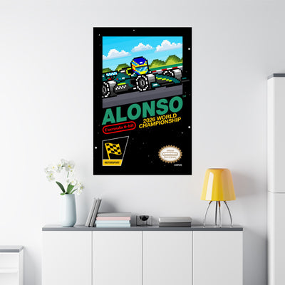Alonso 8-bit Game Poster