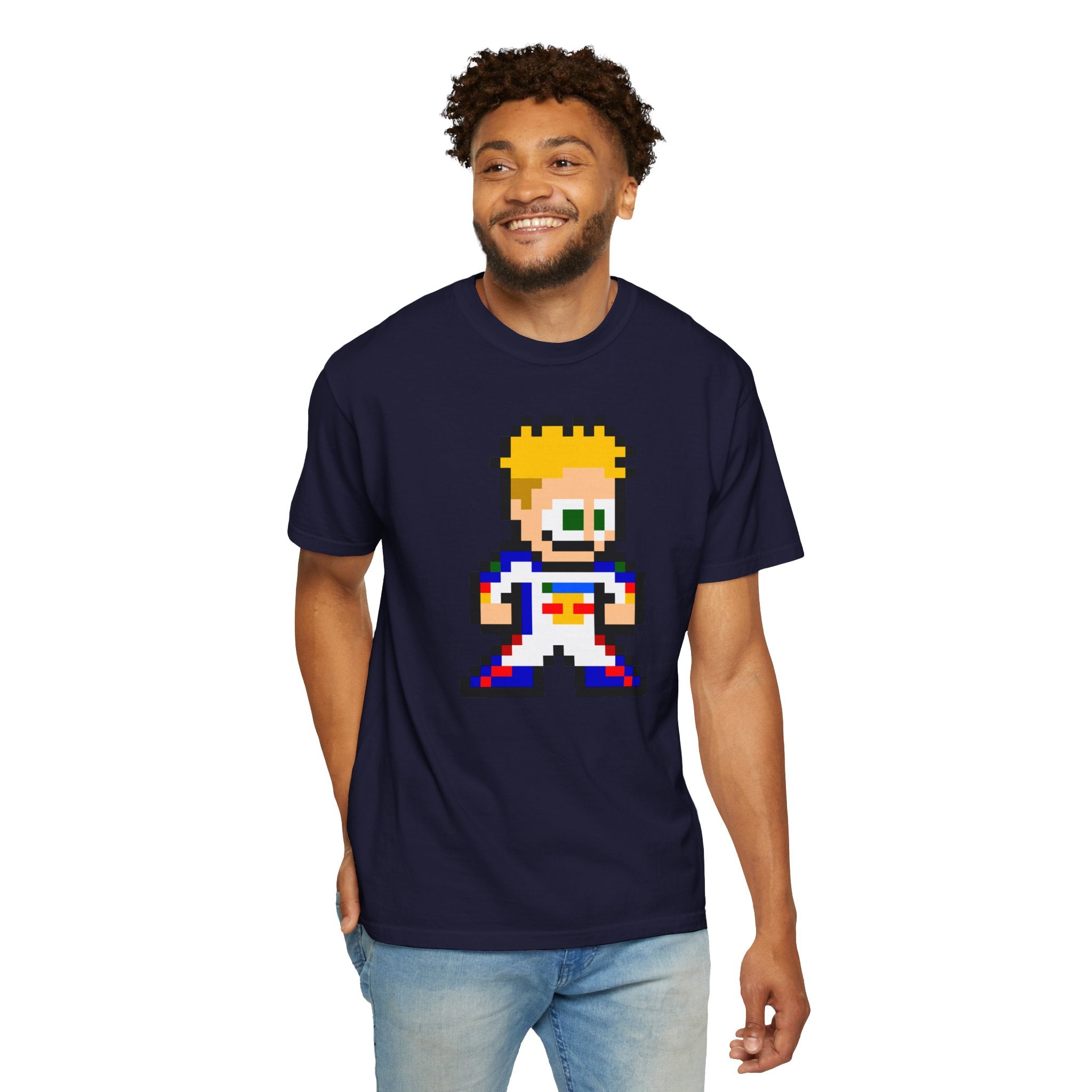 8-bit Liam Lawson Adult Heavyweight 100% Cotton T-shirt