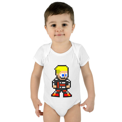 8-bit Nico Hulkenberg Baby Bodysuit