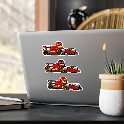 Ferrari 8-bit Vinyl Decal Stickers