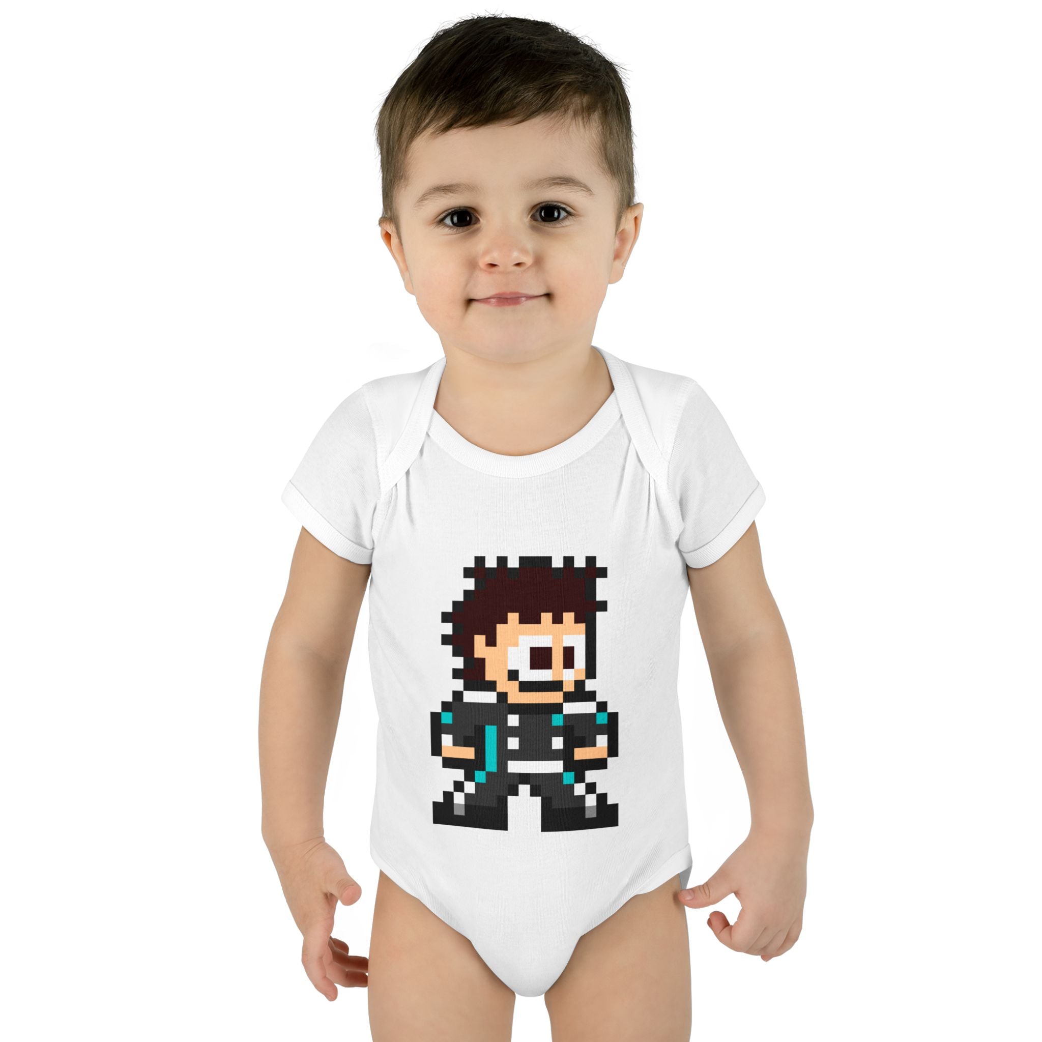 8-bit Kimi Antonelli Baby Bodysuit