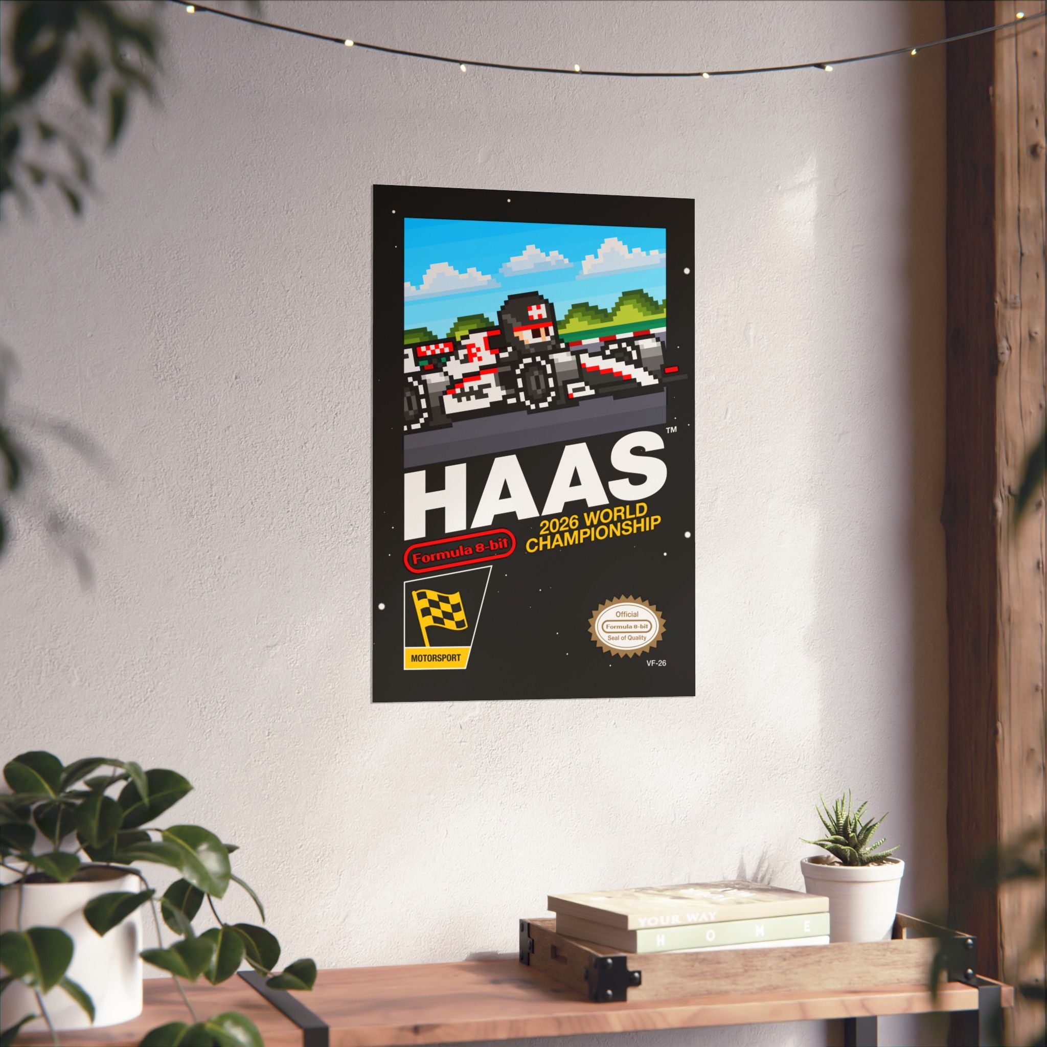 Haas 8-bit Game Poster
