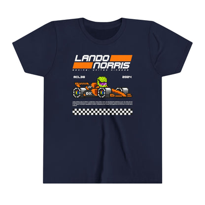 Lando Norris 8-bit Team Youth T-shirt