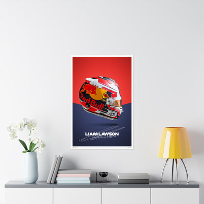 Liam Lawson Signature Poster