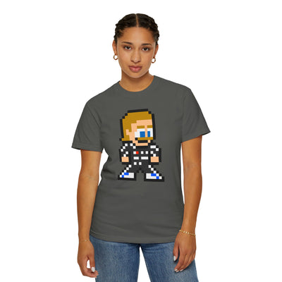 8-bit Valtteri Bottas Adult Heavyweight 100% Cotton T-shirt