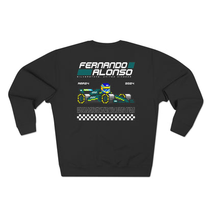 Fernando Alonso 8-bit Team Sweatshirt