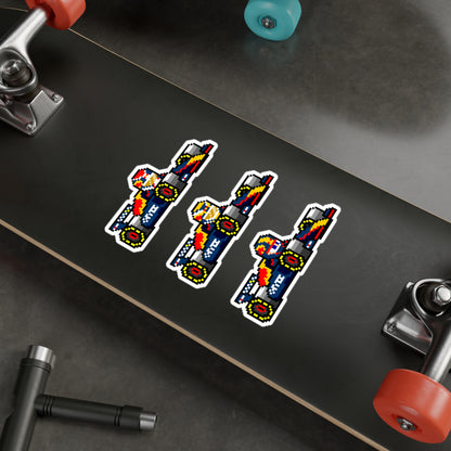 Red Bull 8-bit Vinyl Decal Stickers