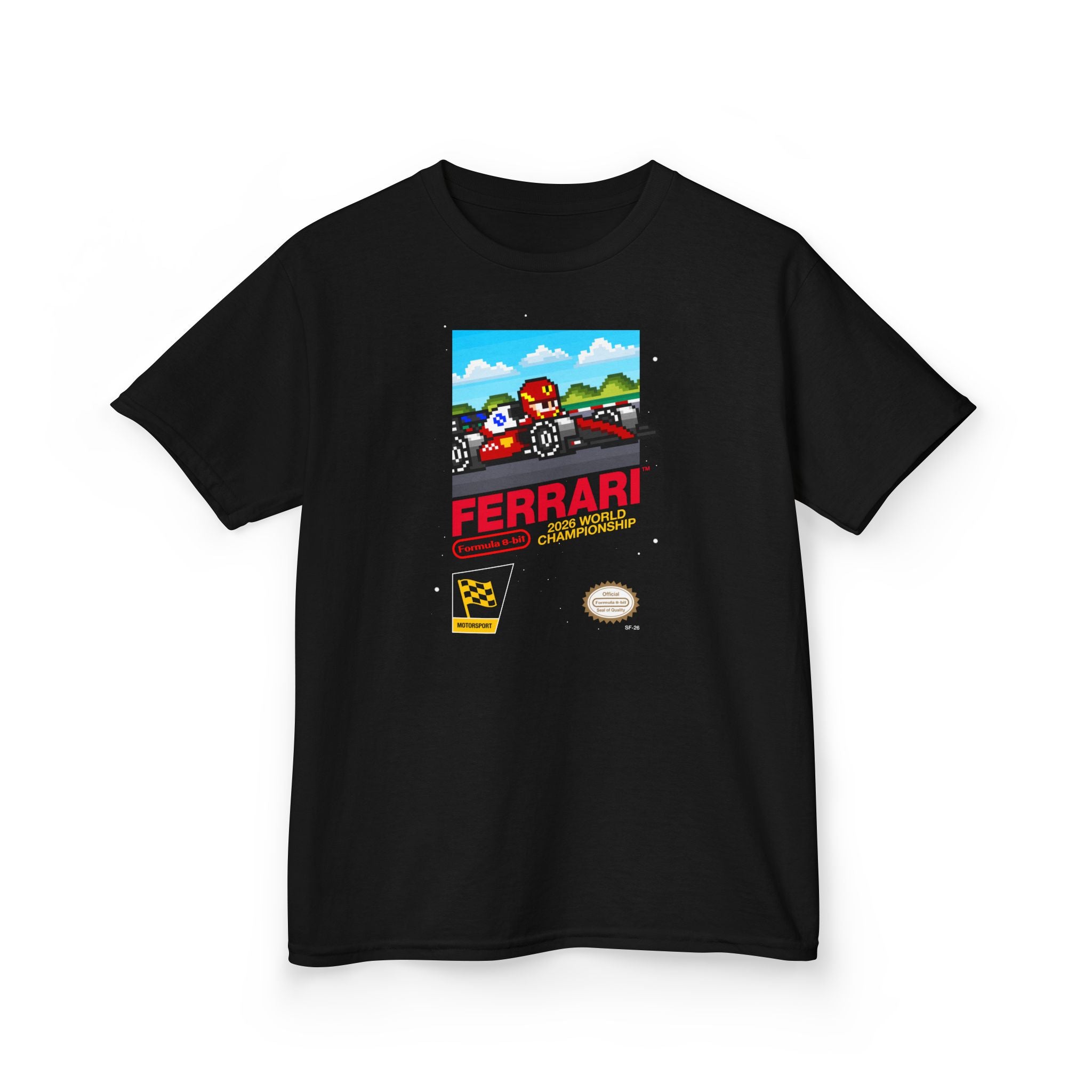 Scuderia Ferrari 8-bit Game Kids Tee