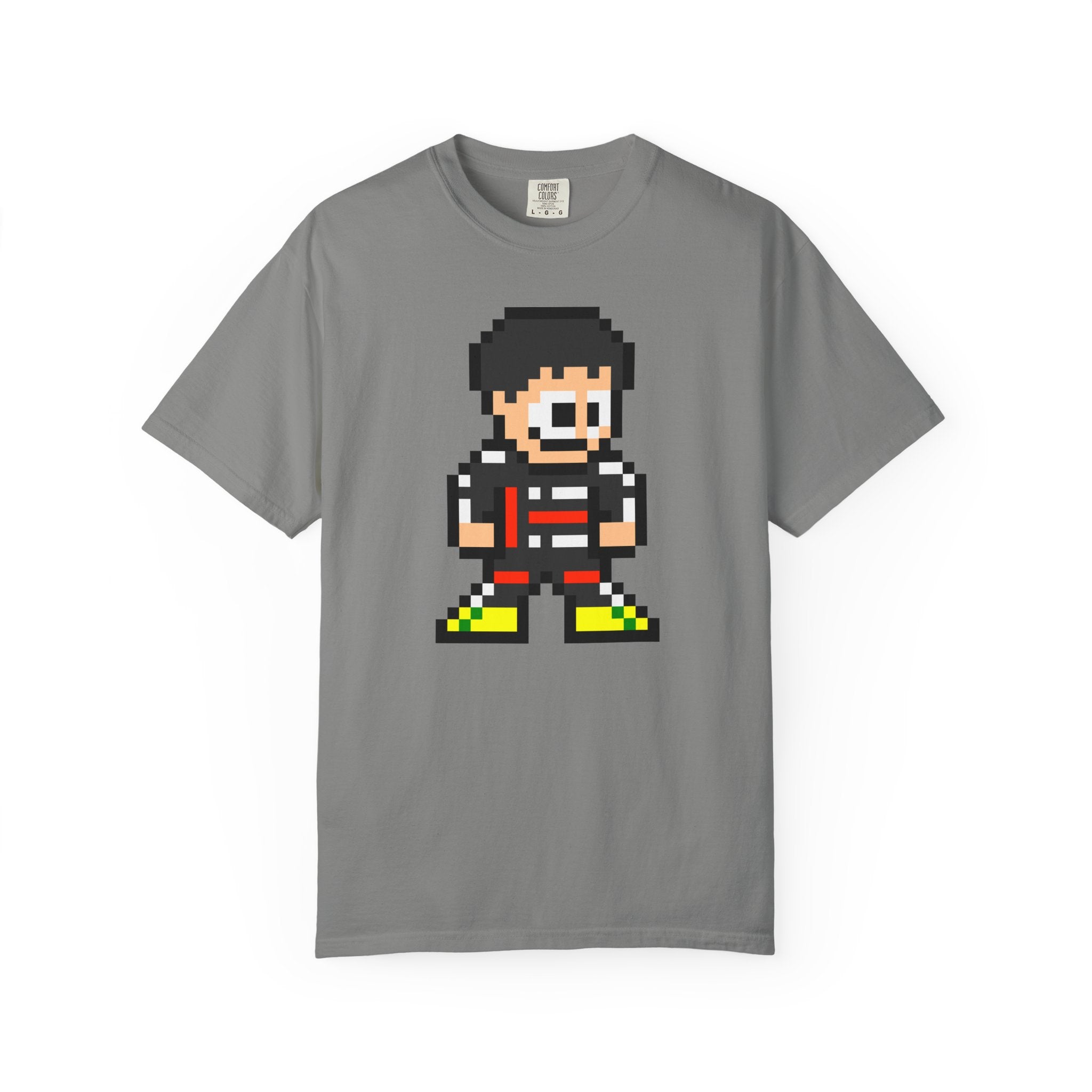 8-bit Gabriel Bortoleto Adult Heavyweight 100% Cotton T-shirt